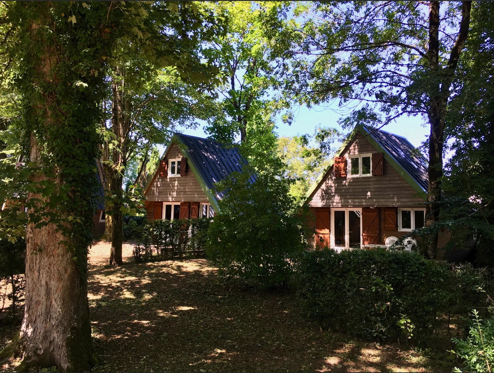 Chalet extérieur terrasse